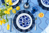 Blue + navy Spaghetti linen tablecloth