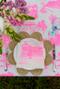 Highlighter pink Bush and the Big smoke linen napkins (set of 4)