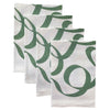 Olive Ribbon linen napkins (set of 4)
